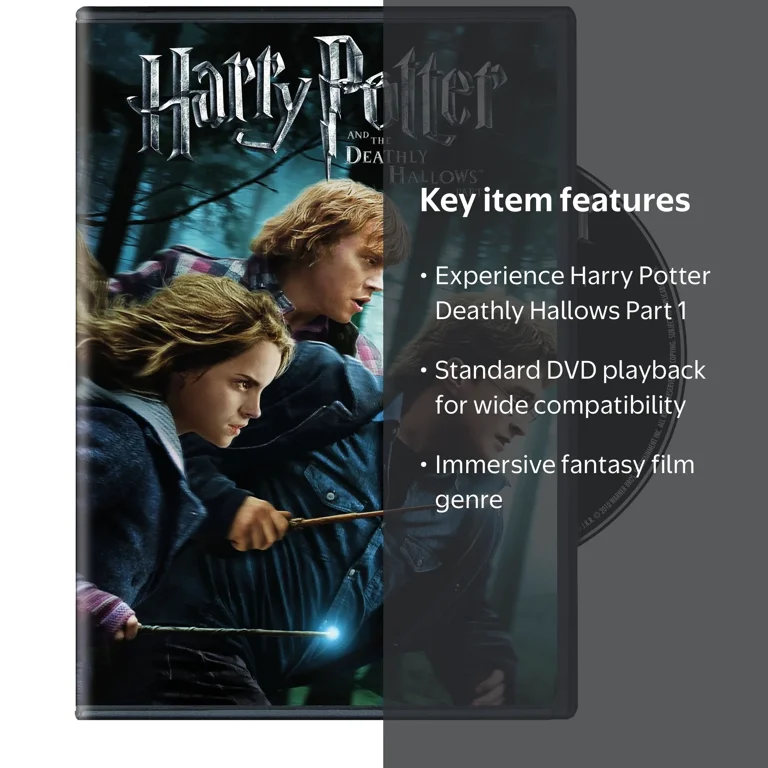 【初版】Harry Potter and the Deathly Hallows SDS, Harry Potter and the Deathly Hallows, Part 1, DVD - Walmart.com