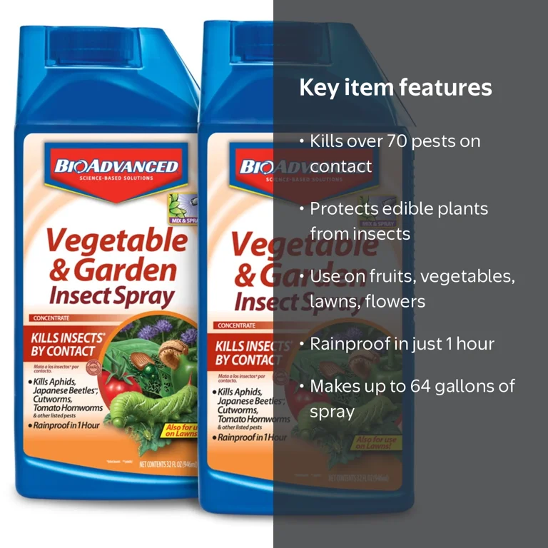 BioAdvanced Vegetable & Garden Insect Spray, Concentrate, 32 oz (2
