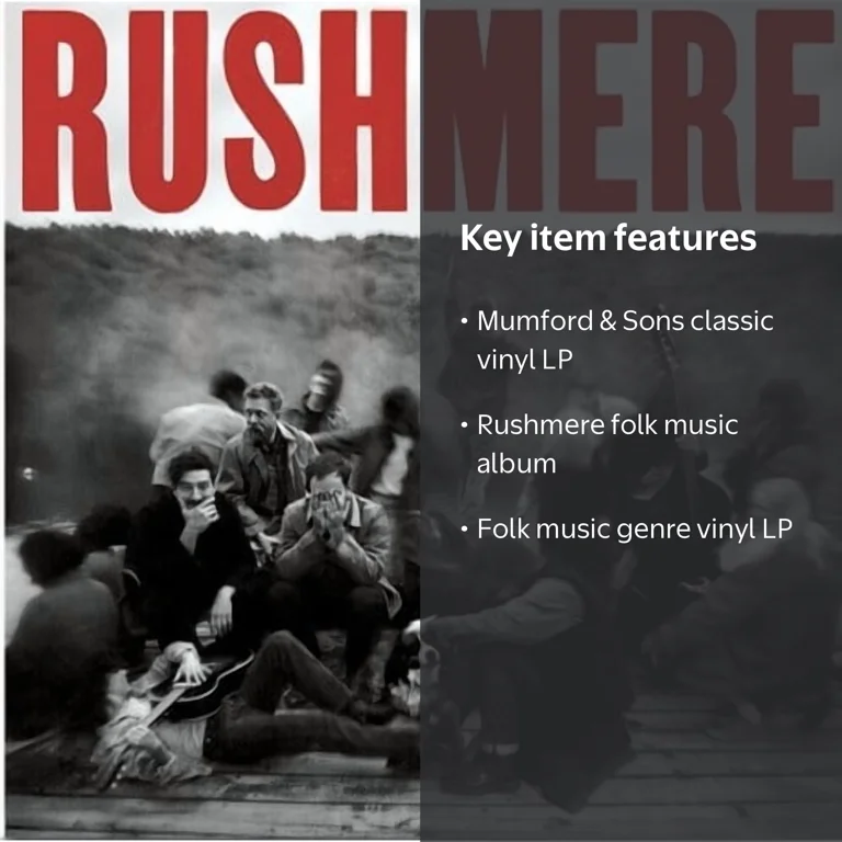 Glassnote Music, Vinyl, Mumford & Sons Rushmere, Folk Music LP