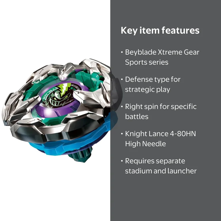 Takara Tomy Beyblade X BX-13 Booster Knight Lance 4-80HN Four