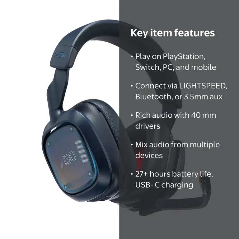 Free Shipping! Logitech Astro A30 Wireless Gaming Headset