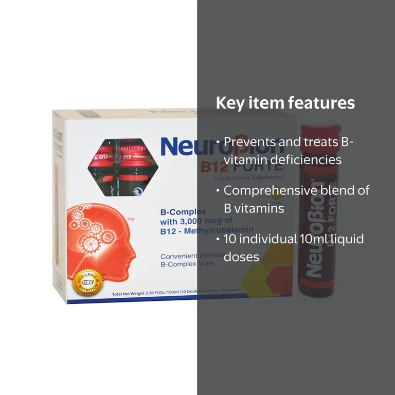 neurobion b12 injection Neurobion, Forte Injection, 10 Vials x 10 ml, Contains B vitamins Neurobion B12 Forte Neurobion Forte Injection Uses