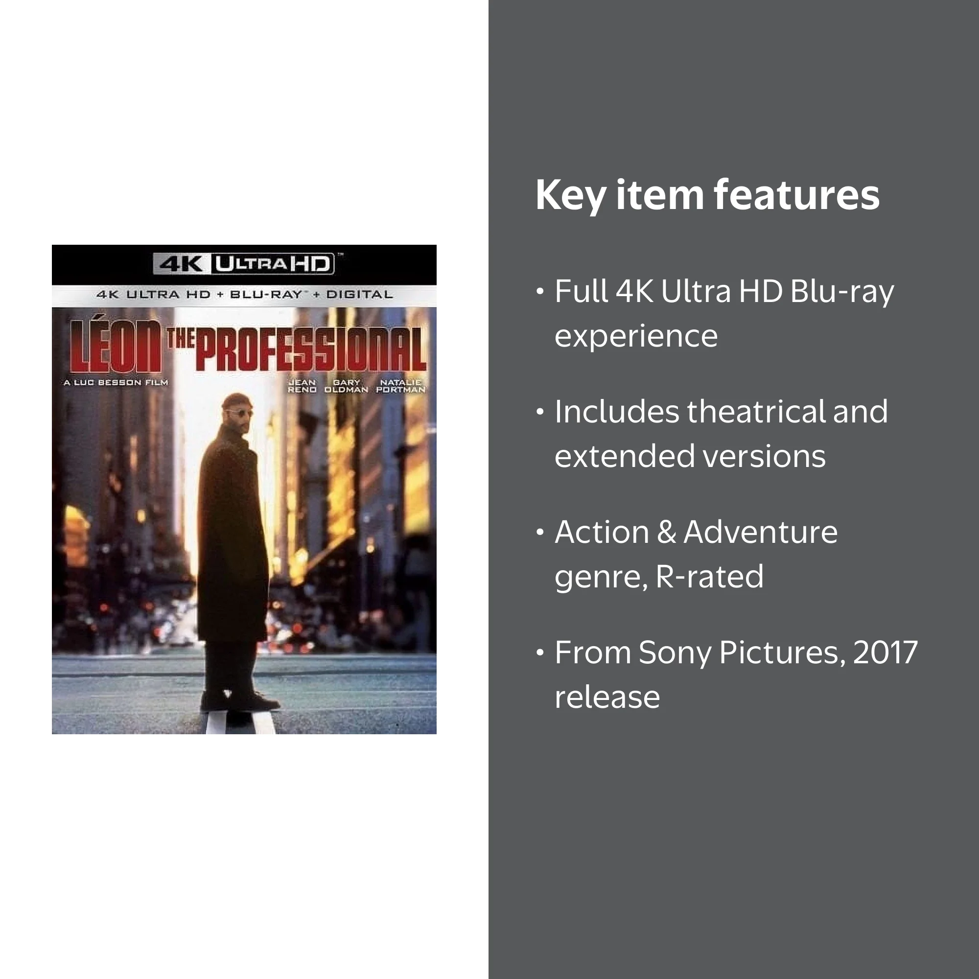 Sony Pictures Léon: The Professional - 4K Ultra HD + Blu-ray