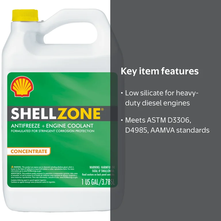 Shellzone Antifreeze and Engine Coolant, Concentrate, 1 Gallon