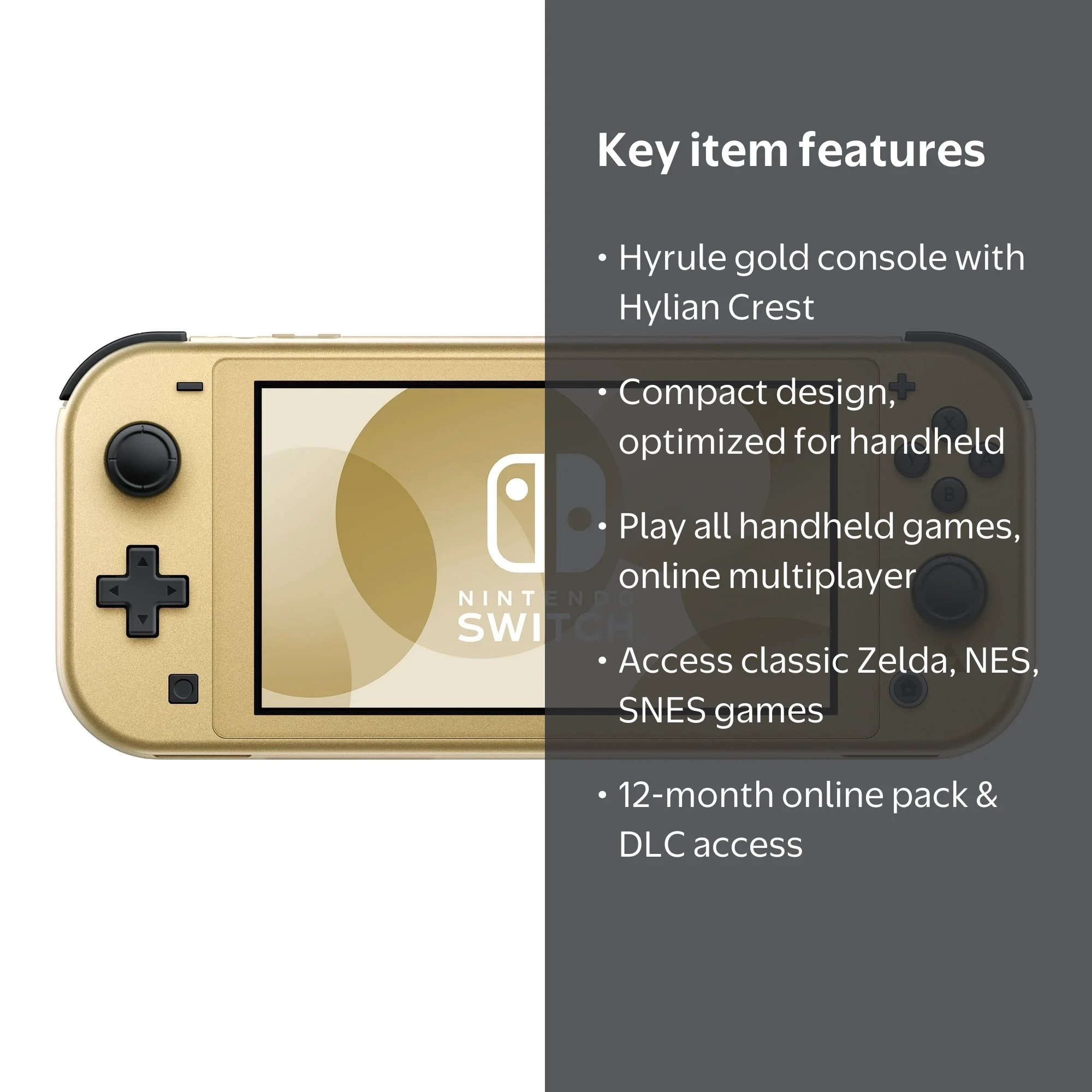Pre-Owned Nintendo Switch™ Lite: Hyrule Edition with Bonus