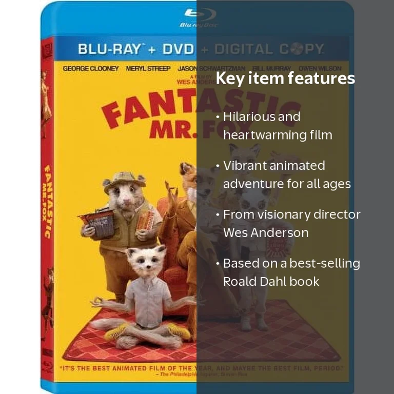 Pre-Owned Fantastic Mr. Fox (Blu-ray + DVD + Digital Copy