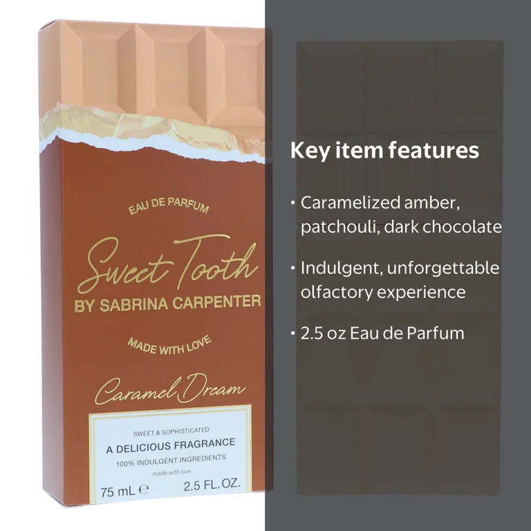 Sabrina Carpenter, Caramel Dream Eau de Parfum, 2.5 oz - Walmart.com