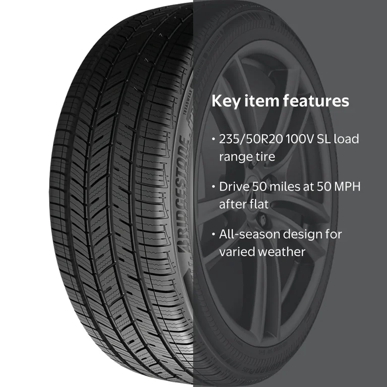 Bridgestone DriveGuard Plus Touring 235/50R20 100V Passenger Tire