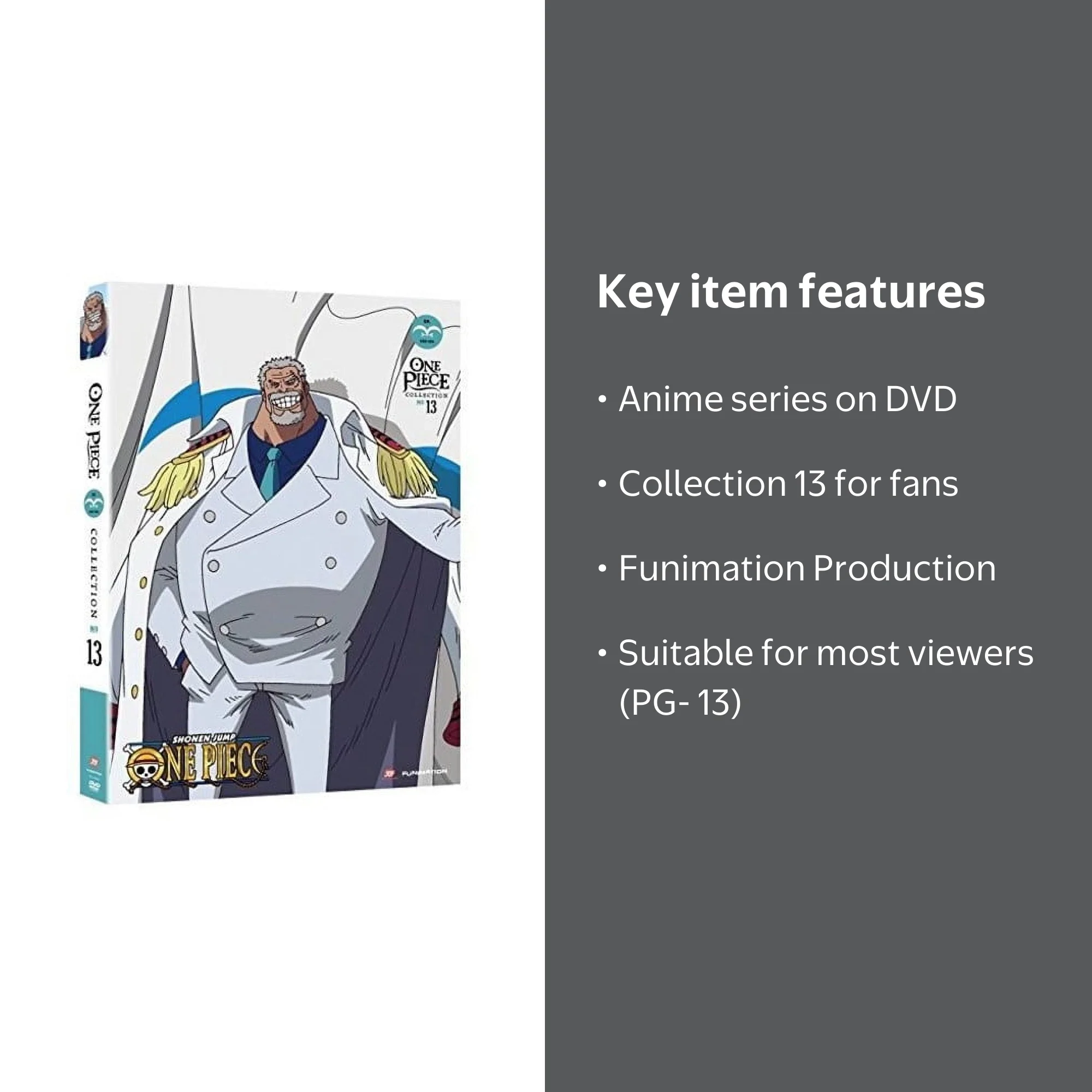 Funimation Prod, One Piece Collection 13 DVD, Anime, Enies Lobby
