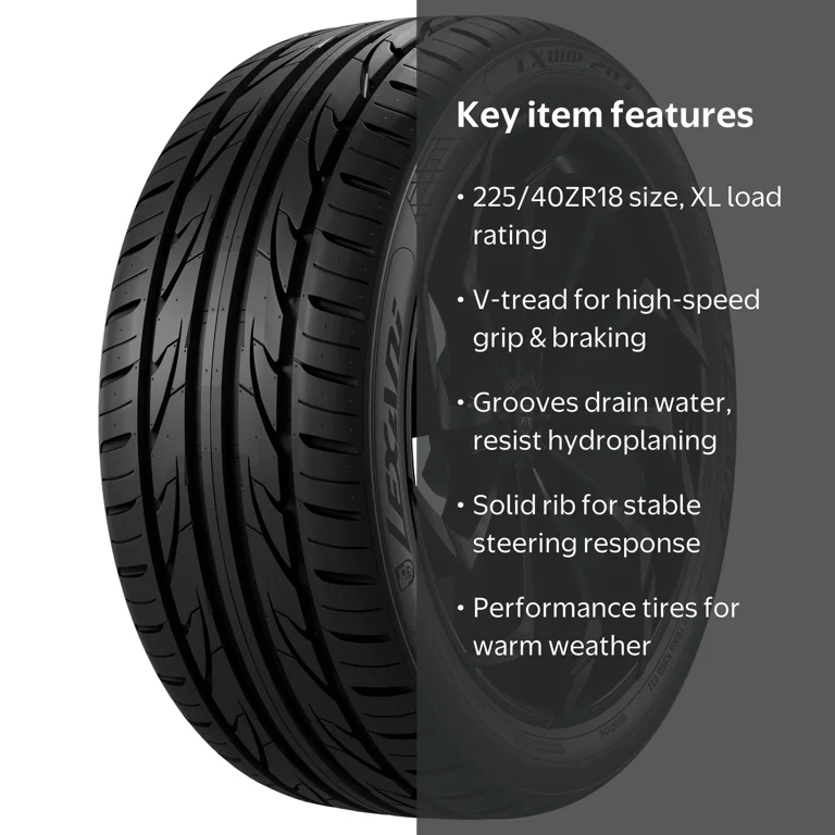 Lexani, Passenger Tire, 225/40ZR18, UHP All Season - Walmart.com Lexani, Passenger Tire, 225/40ZR18, UHP All Season - Walmart.com
