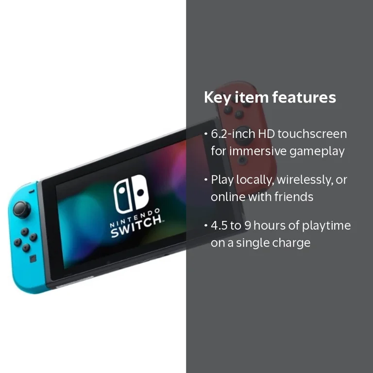 Pre-Owned Nintendo Switch™ w/ Neon Blue & Neon Red Joy-Con