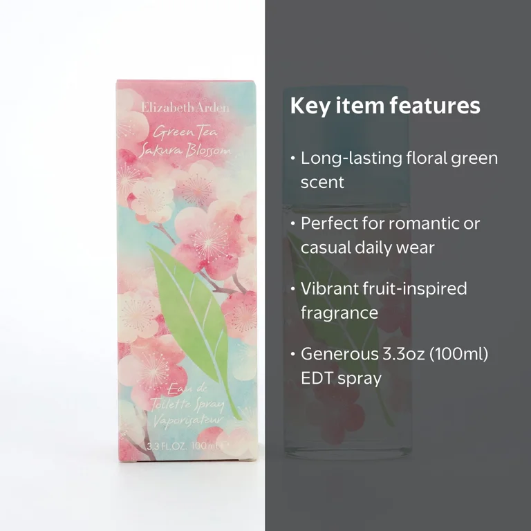 Elizabeth Arden, Green Tea Sakura Blossom, 3.3 oz EDT Spray, Red