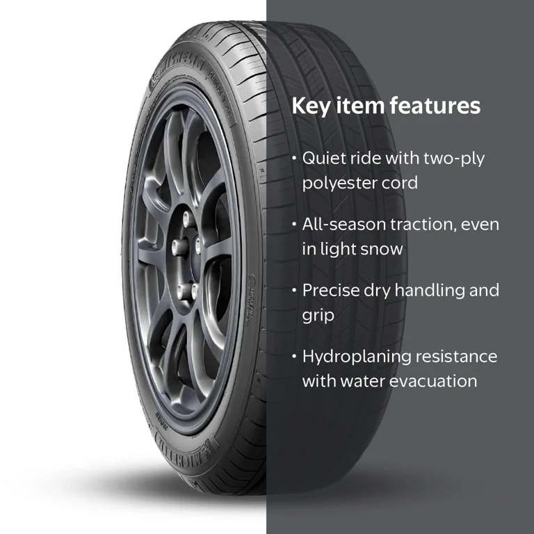 Free Shipping! Michelin Primacy All Season 225/65R17 102H Tire for