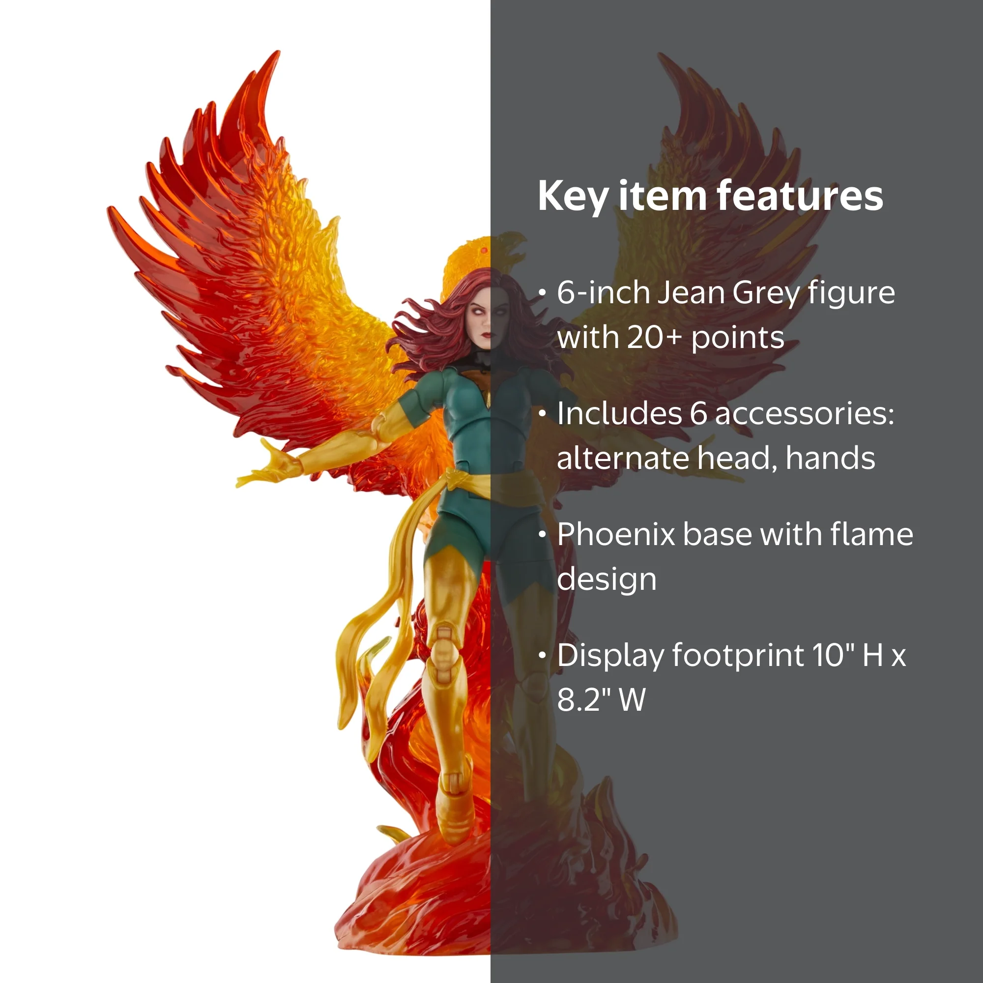 Hasbro Marvel Legends Jean Grey and Phoenix Force 6 inch