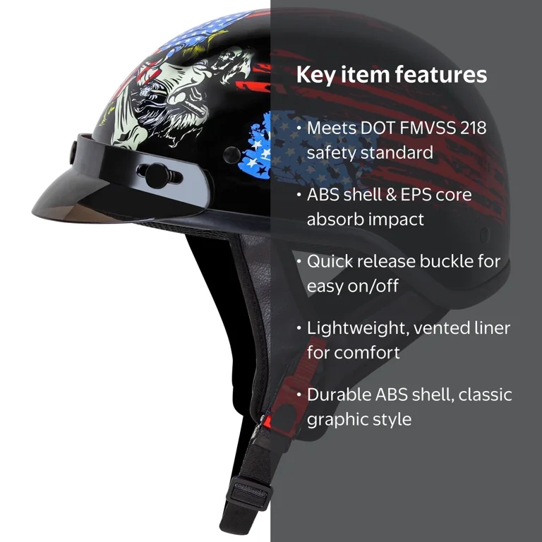 biker access half helmet VoltBike Additional built GMax Motorcycle Half Helmets -