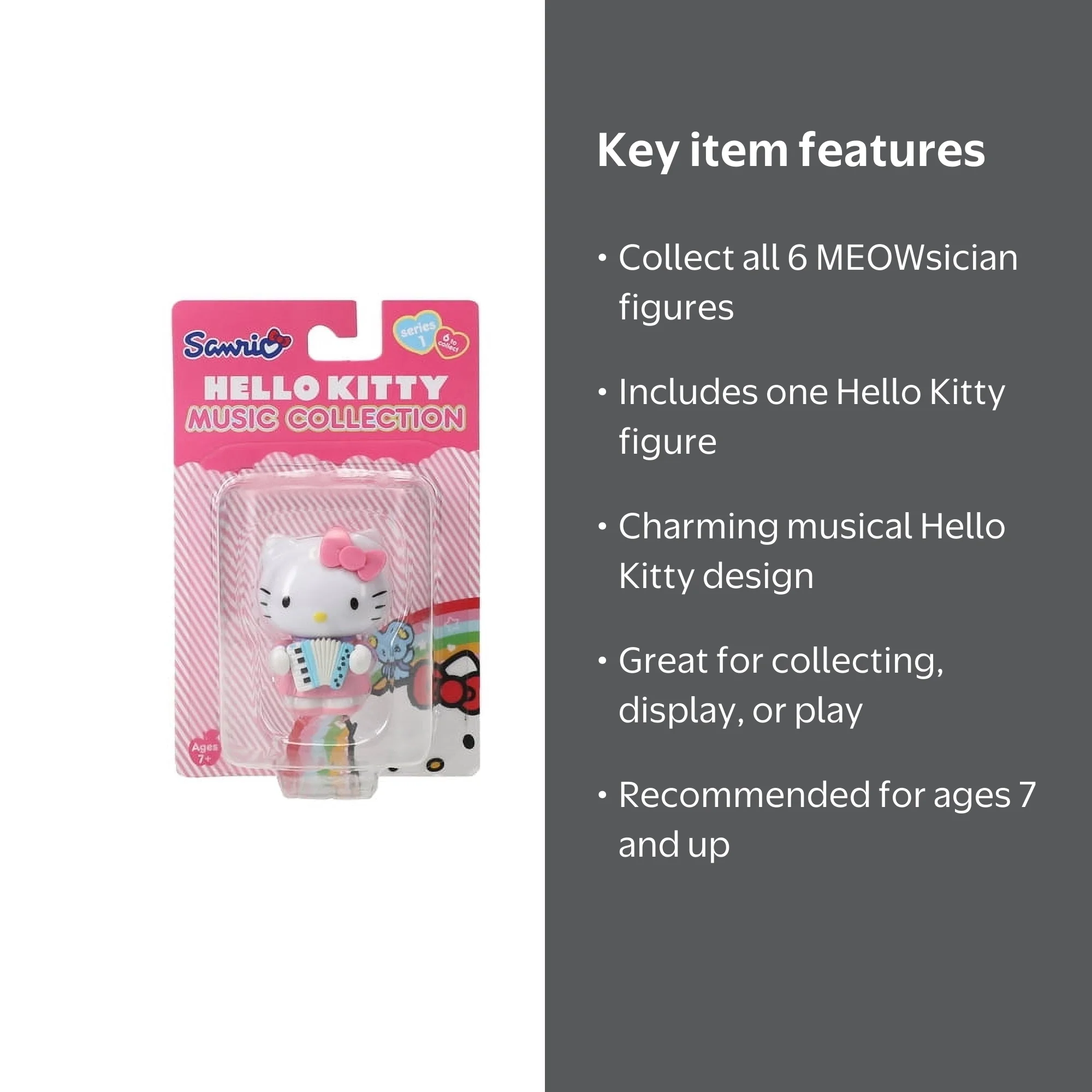 Sanrio: Hello Kitty Music Collection Accordion Kitty Action Figure