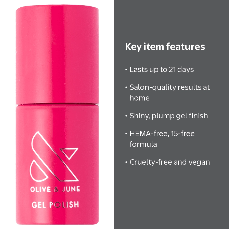 Olive & June Long-Lasting Gel Nail Polish XOXO 0.46 fl oz