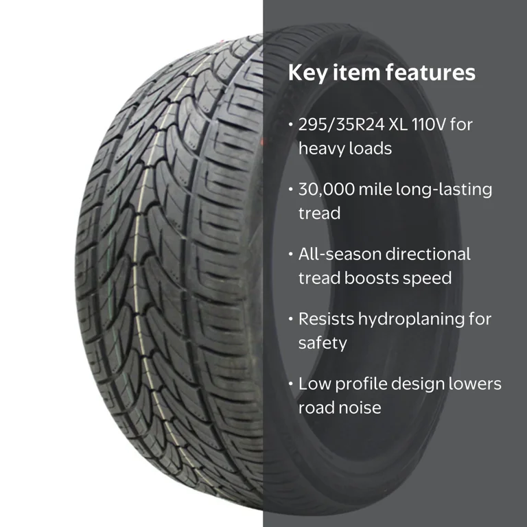 Lionhart LH-TEN All Season Passenger Tire, 295/35R24 110V XL, High