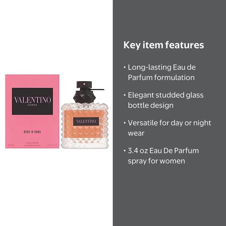 Valentino Donna Born In Roma Eau De Parfum Spray for Women, 3.4