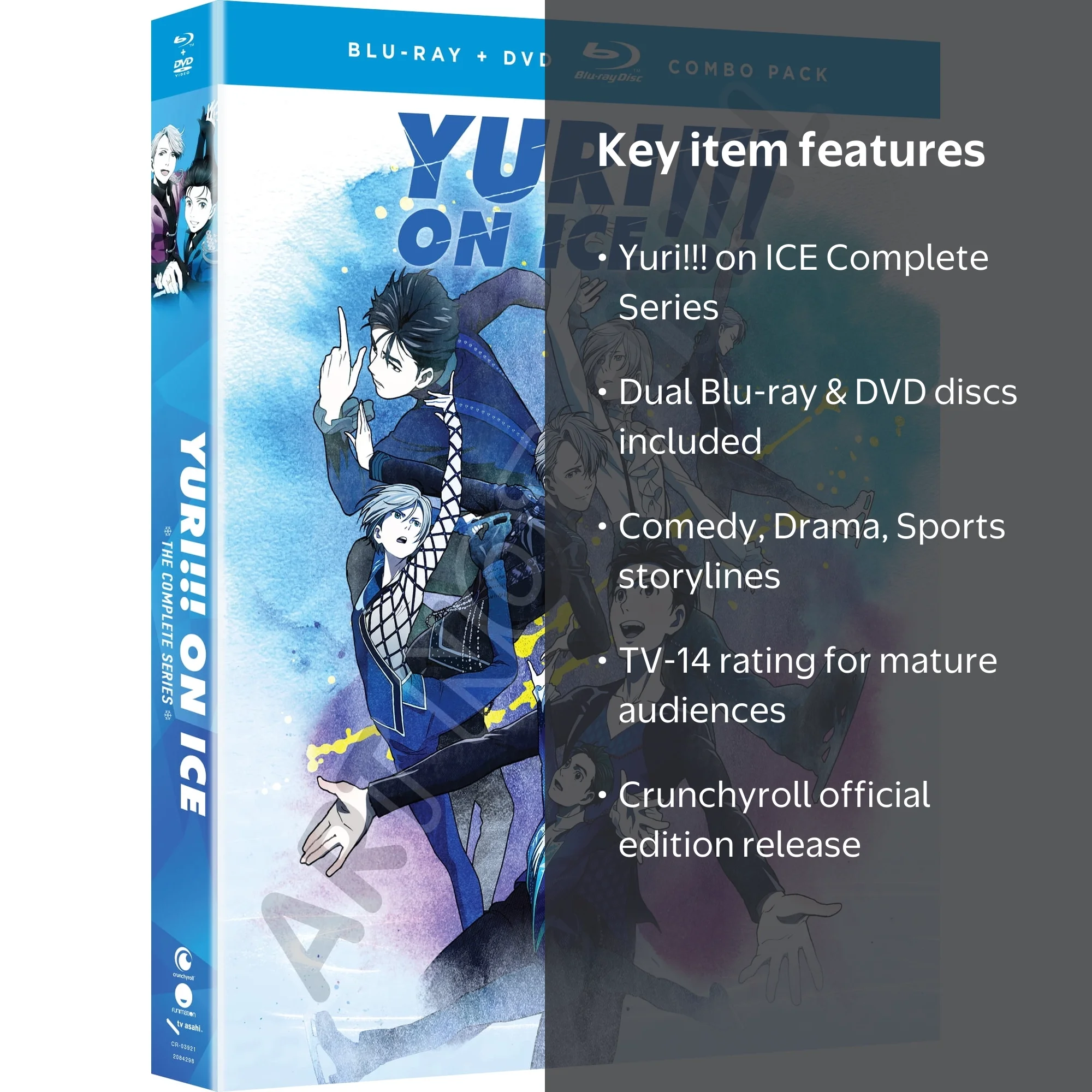 Yuri!!! on ICE: The Complete Series (Blu-ray + DVD Crunchyroll