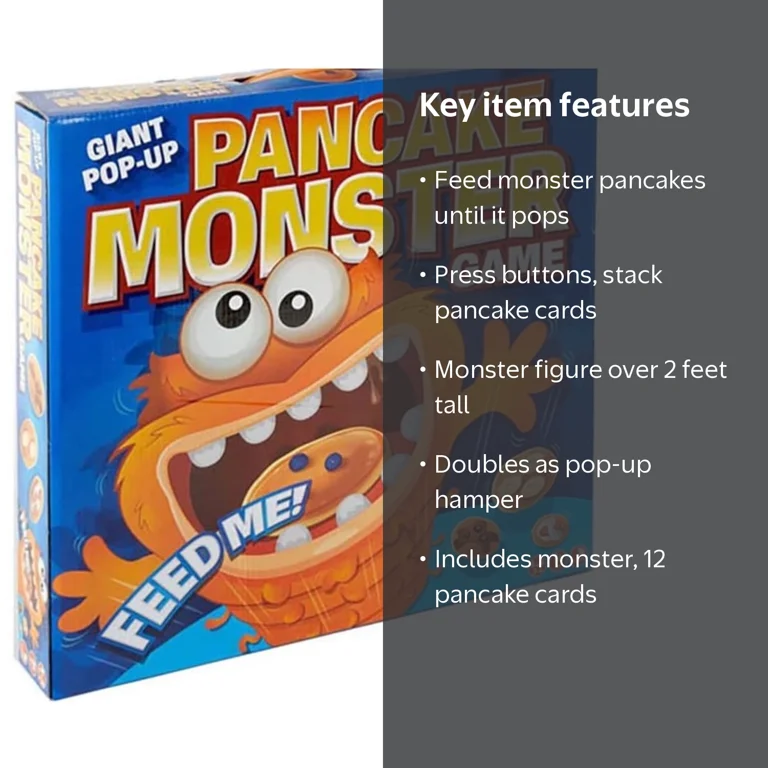 Blue Orange Games Giant Pop-Up Pancake Monster Game - Walmart.com
