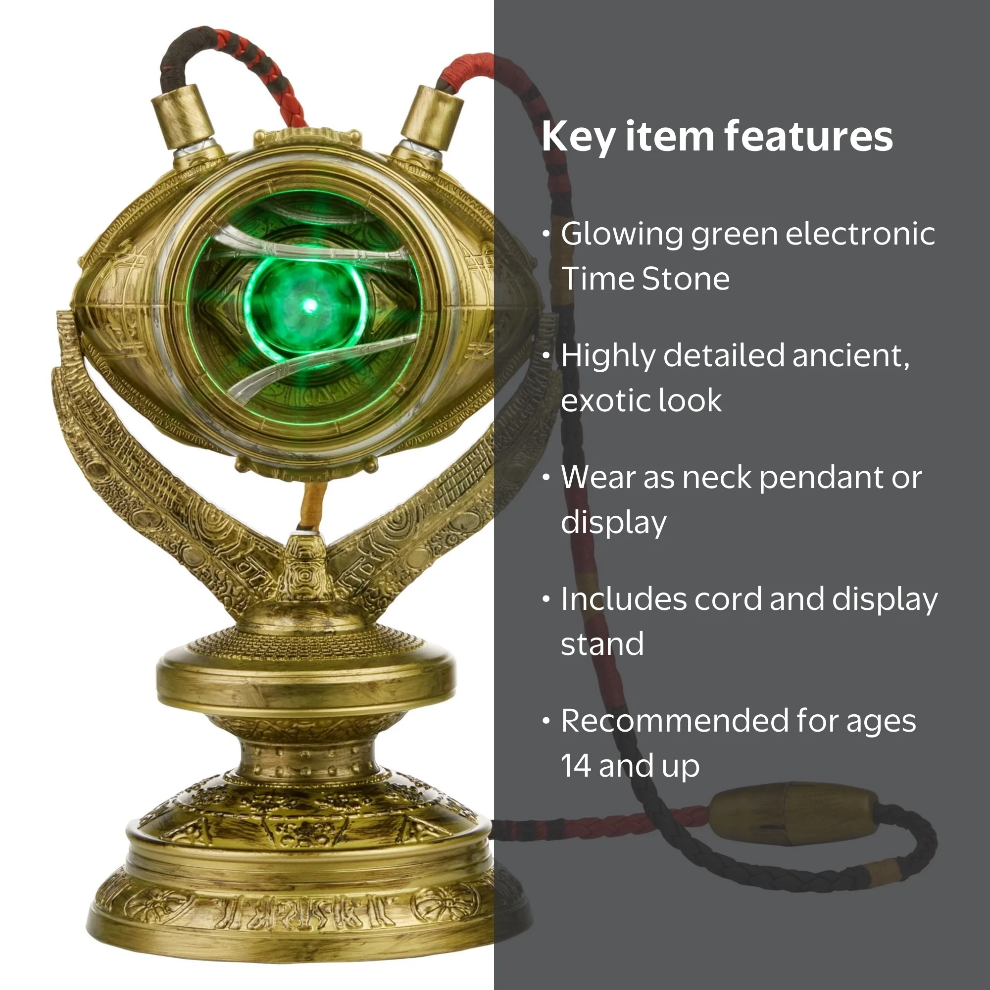 Marvel Legends Eye of Agamotto Electronic Talisman - Walmart.com