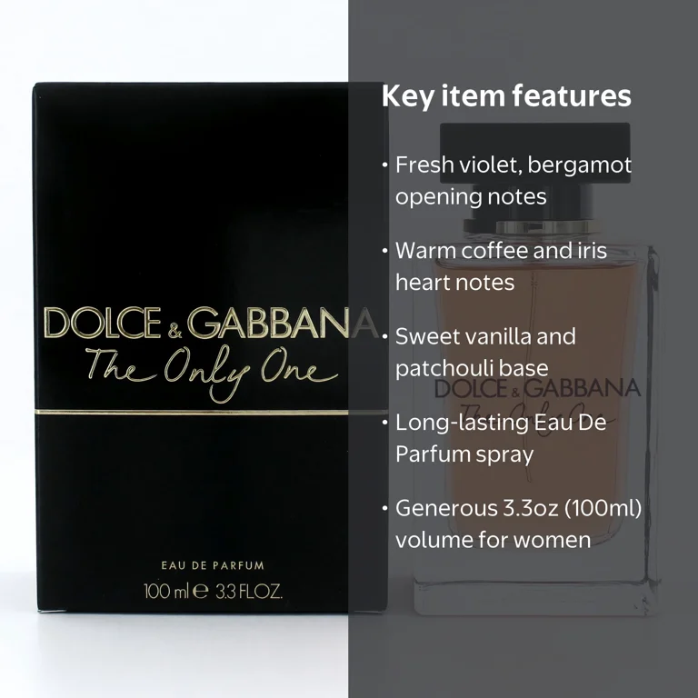 Dolce and Gabbana The Only One Eau De Parfum, 3.3 Oz - Walmart.com
