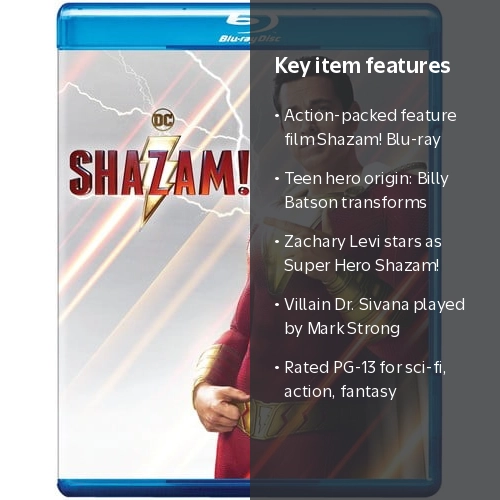 Shazam! [Blu-ray], Feature,Adventure, Fantasy, Adventure, Science