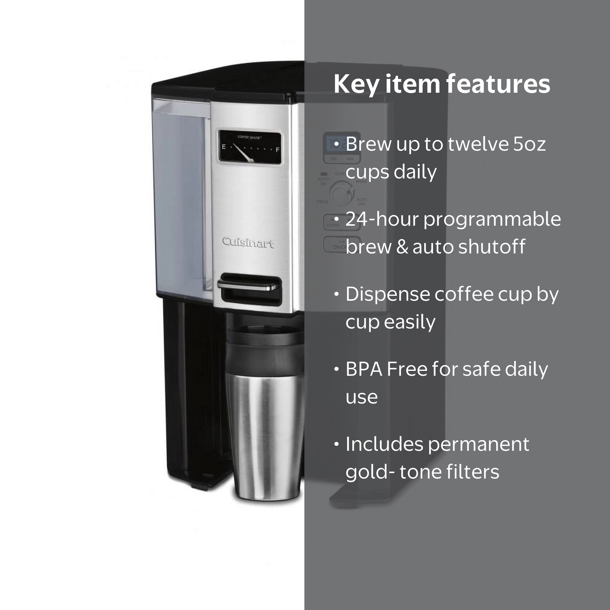 Cuisinart Coffee on Demand™ 12 Cup Programmable Coffeemaker with