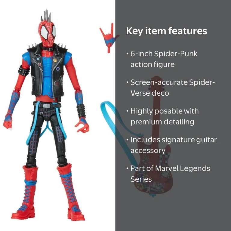 Marvel Legends Spider-Man: Spider-Punk 6-Inch Action Figure from