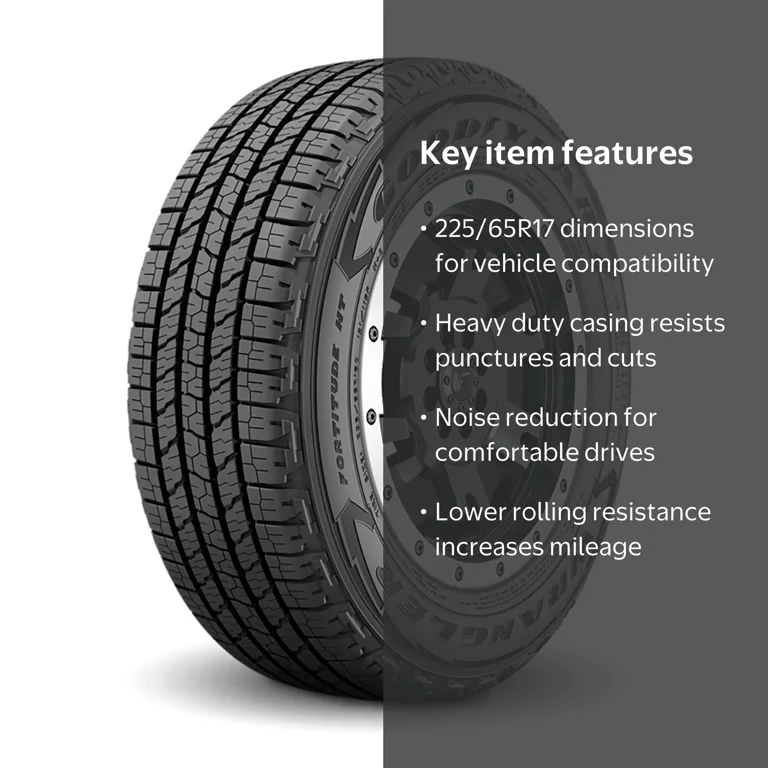 Goodyear Wrangler Fortitude HT P225/65R17 102H All-Season Goodyear Wrangler Fortitude HT P225/65R17 102H All-Season
