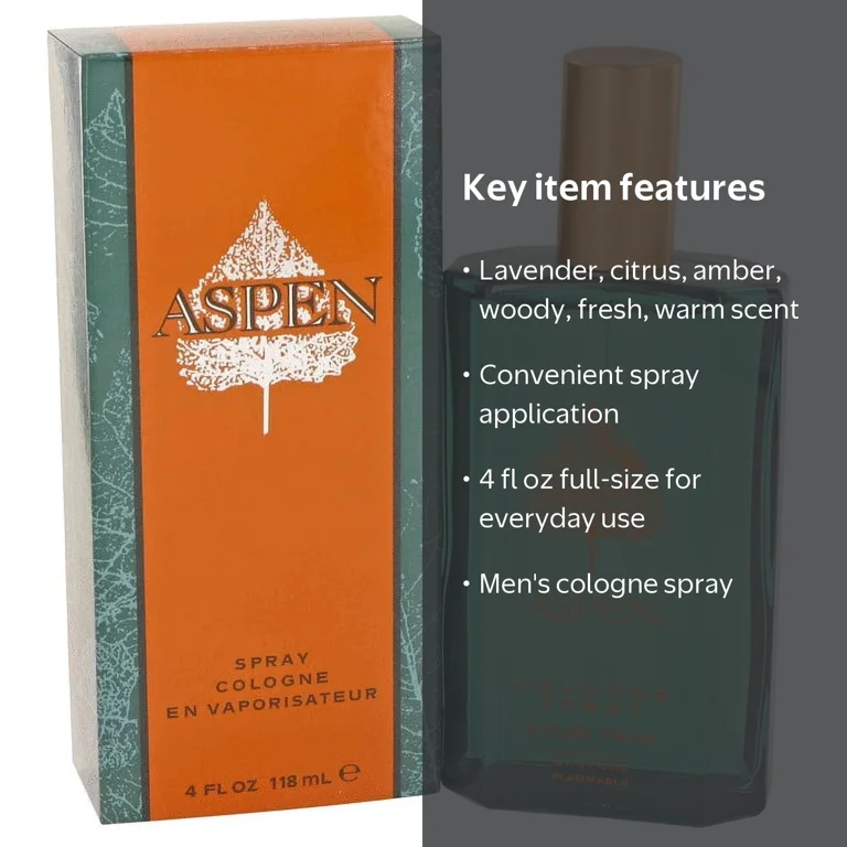Coty Aspen Cologne Spray for Men, 4 fl oz - Walmart.com