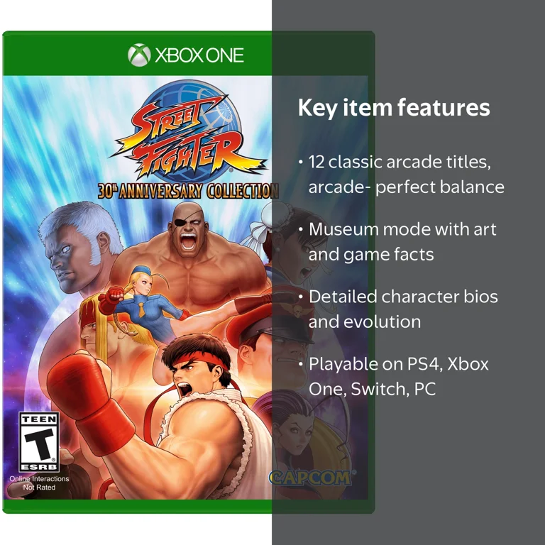 Capcom's Street Fighter 30th Anniversary Collection for Xbox One