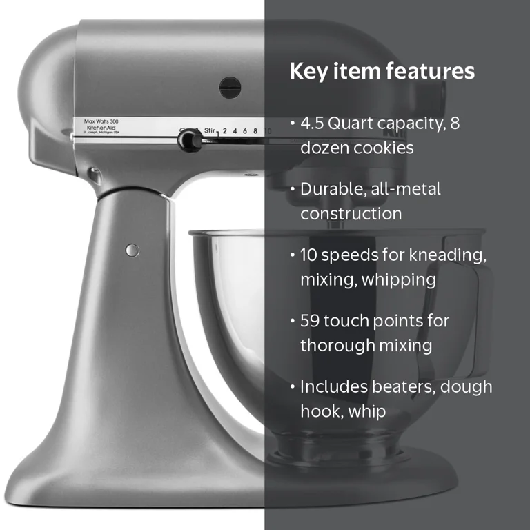 What it means when your KitchenAid Deluxe 4.5-Quart Stand Mixer K45SSWH is not working