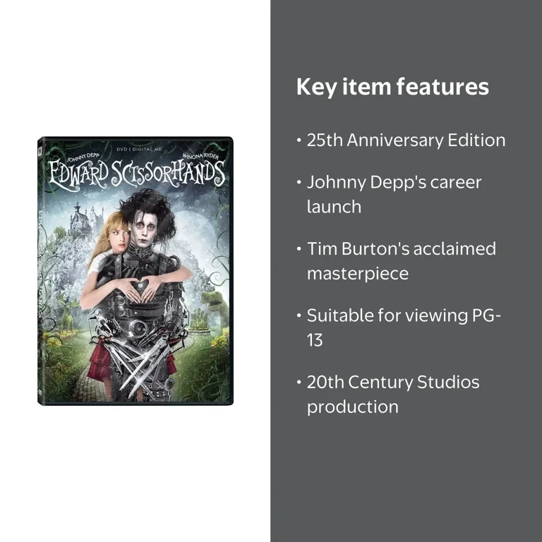 Edward Scissorhands: 25th Anniversary - Walmart.com