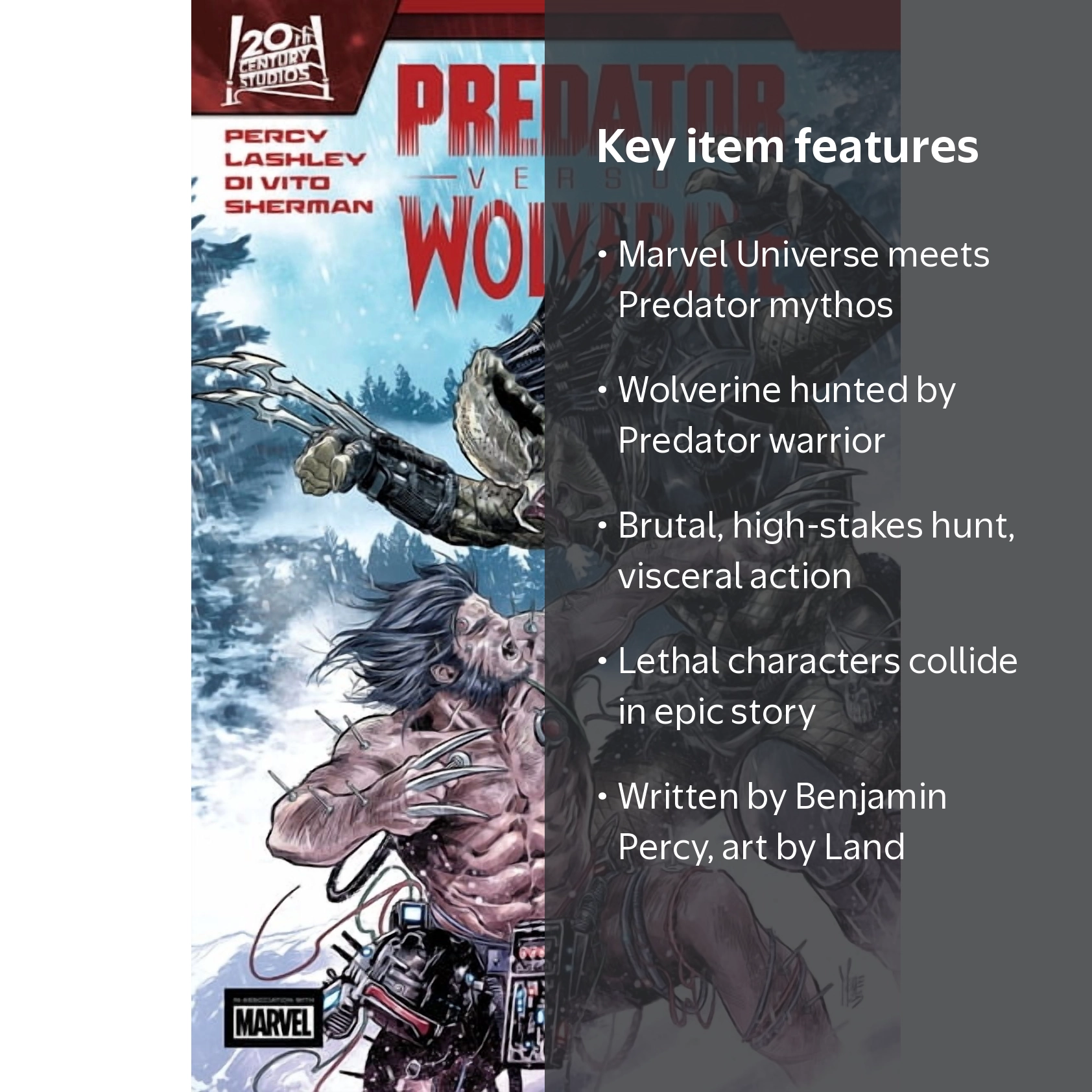 Benjamin Percy, Comic Epic Collection, Predator vs Wolverine