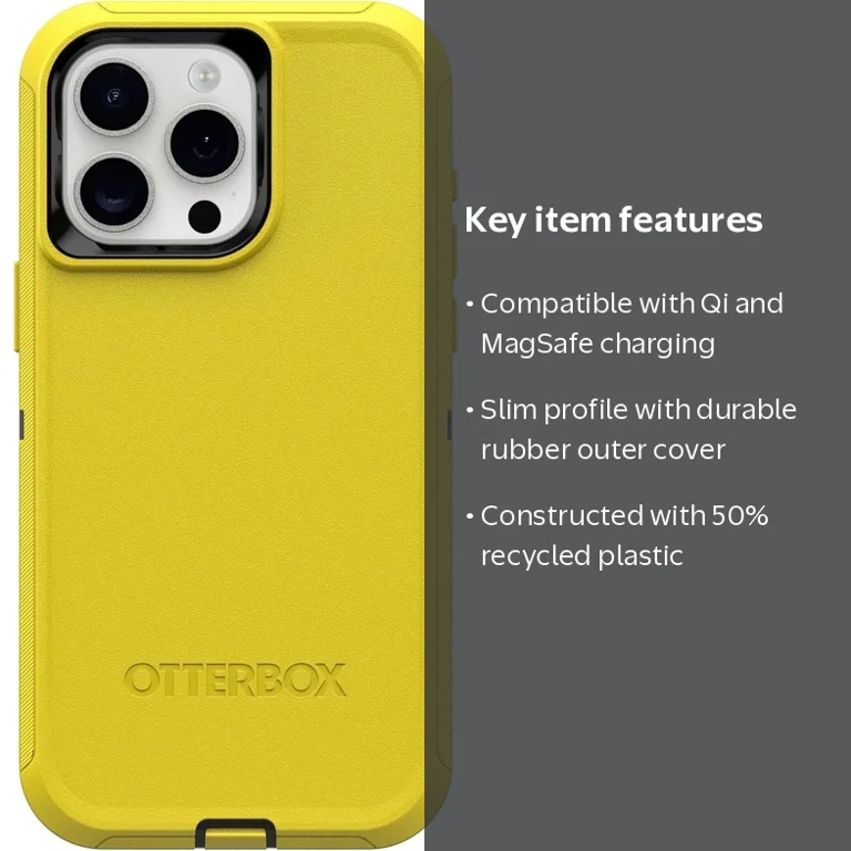 OtterBox iPhone 15 Pro Max (Only) - Defender Series Case - Night
