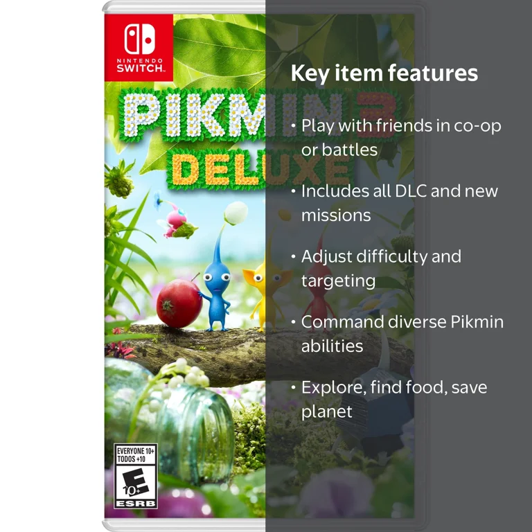 Nintendo Switch Pikmin 3 Deluxe Edition - Cute Adventure Game
