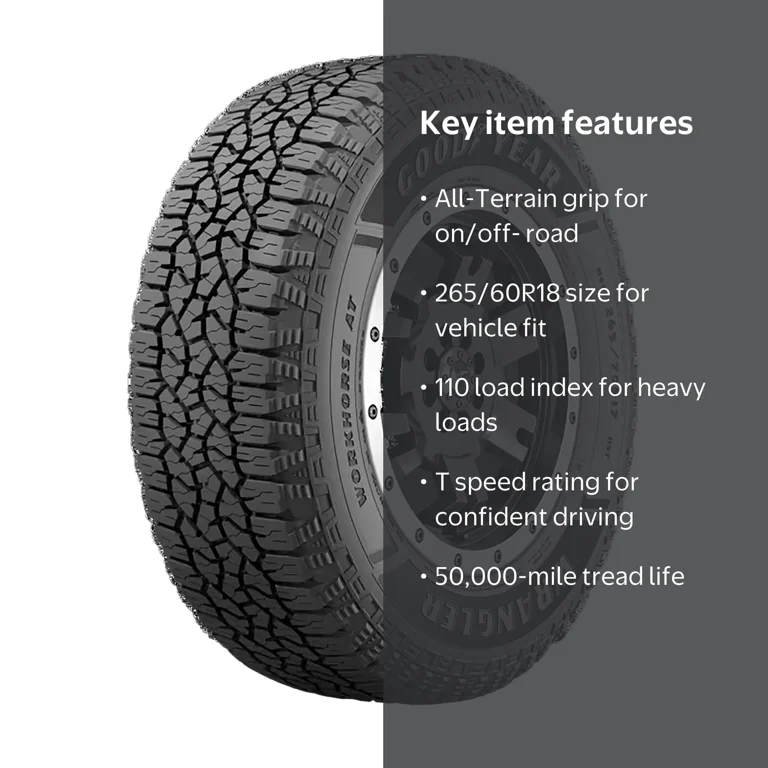 Goodyear Wrangler Workhorse At 265/60R18 110T All-Terrain Tire