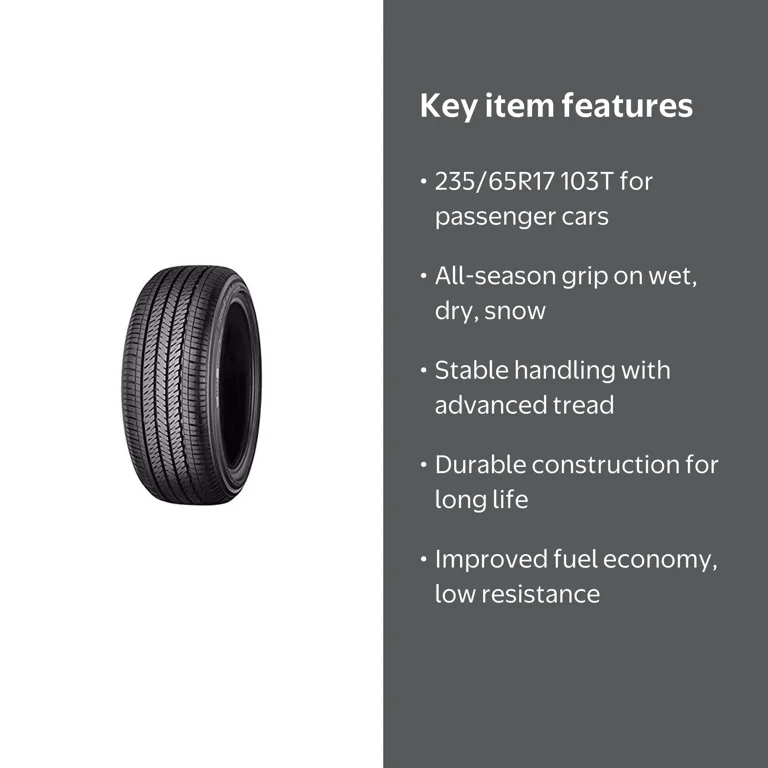 Yokohama BluEarth S34BZ All-Season Passenger Tire P235/65R17 103T