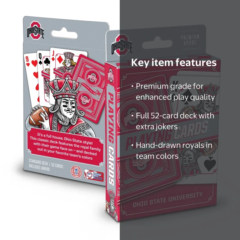 Ohio State Buckeyes Classic Series Playing Cards - Illustrations