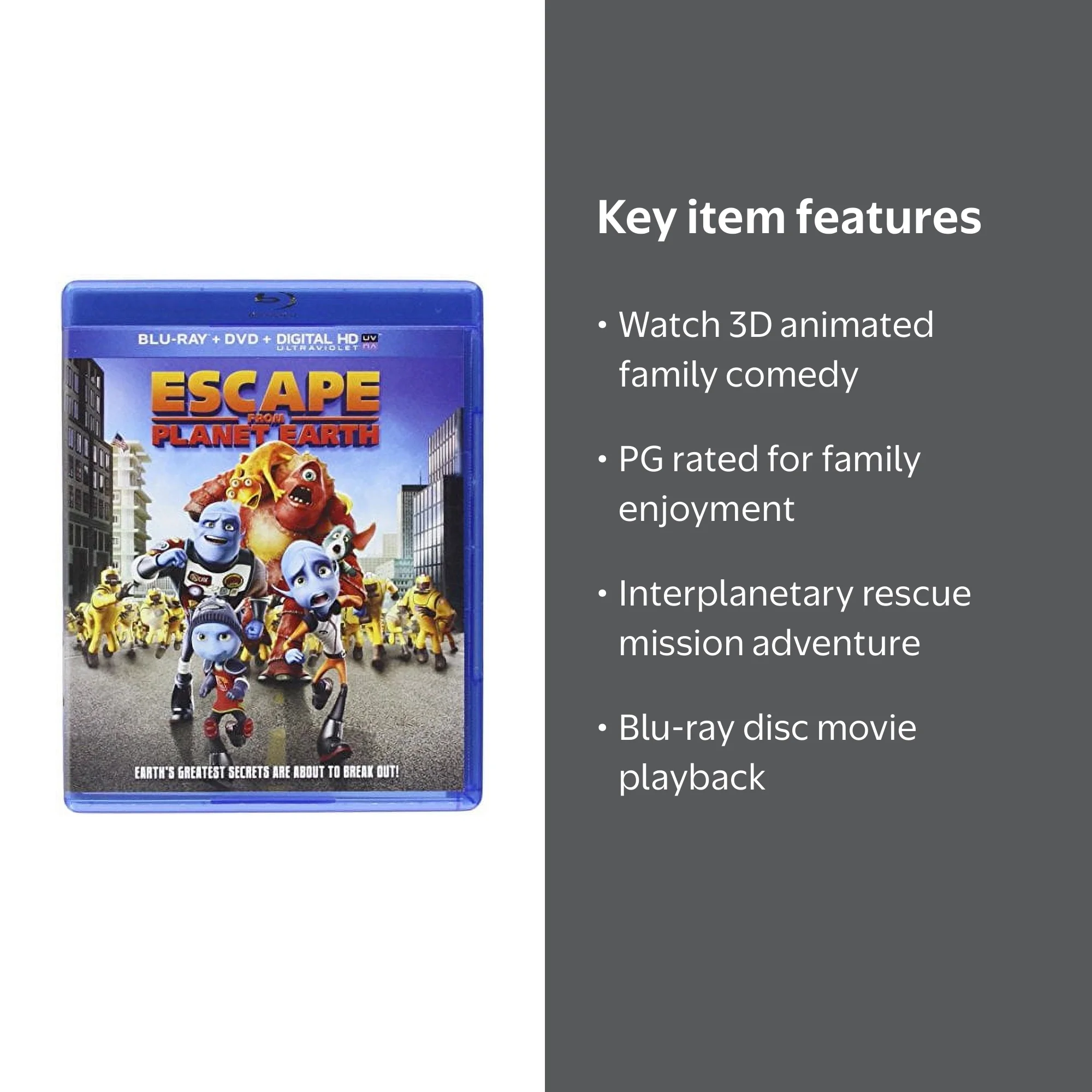 Escape From Planet Earth (Blu-ray) - Walmart.com