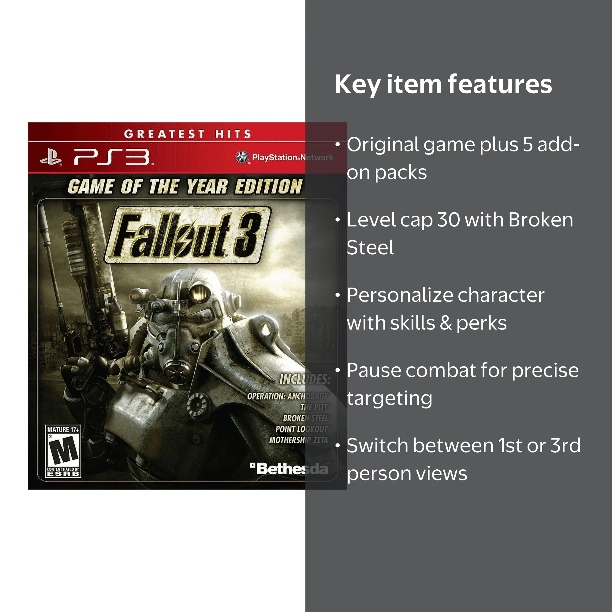 Fallout 3 - Game Of The Year Edition [PlayStation 3] - Walmart.com