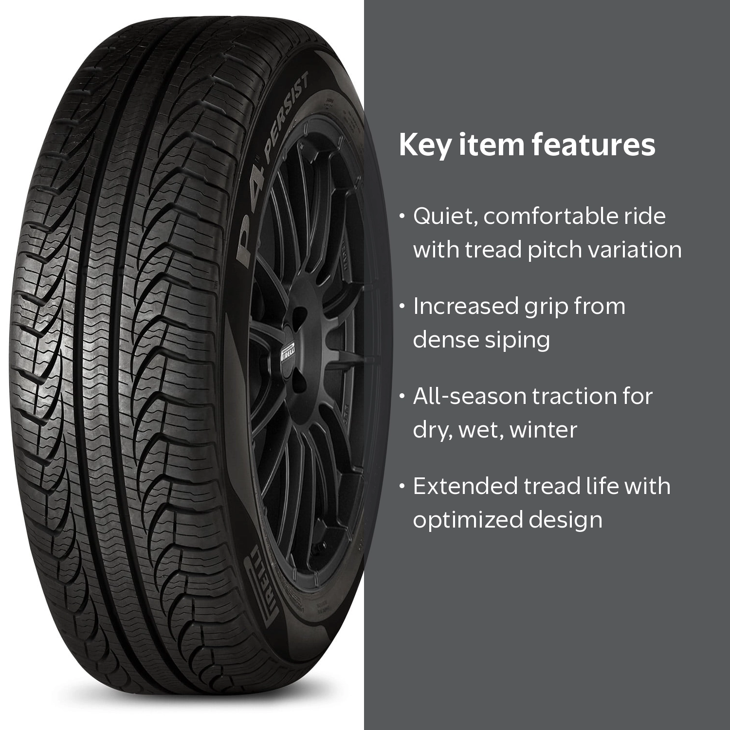 Pirelli P4 Persist AS Plus All Season 205/65R15 94H Passenger Tire