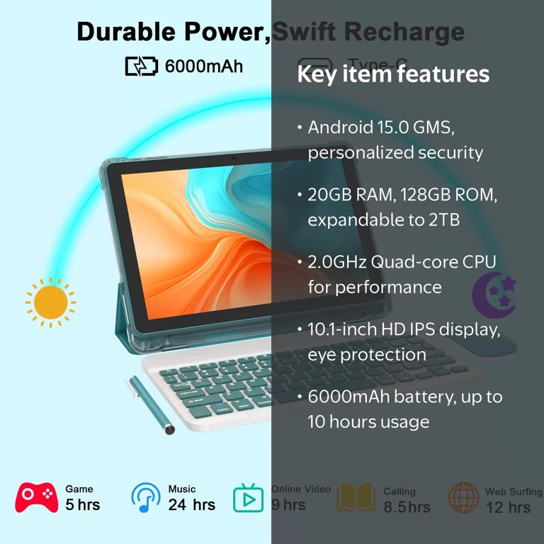 CUPEISI, Android Tablet, 10.1