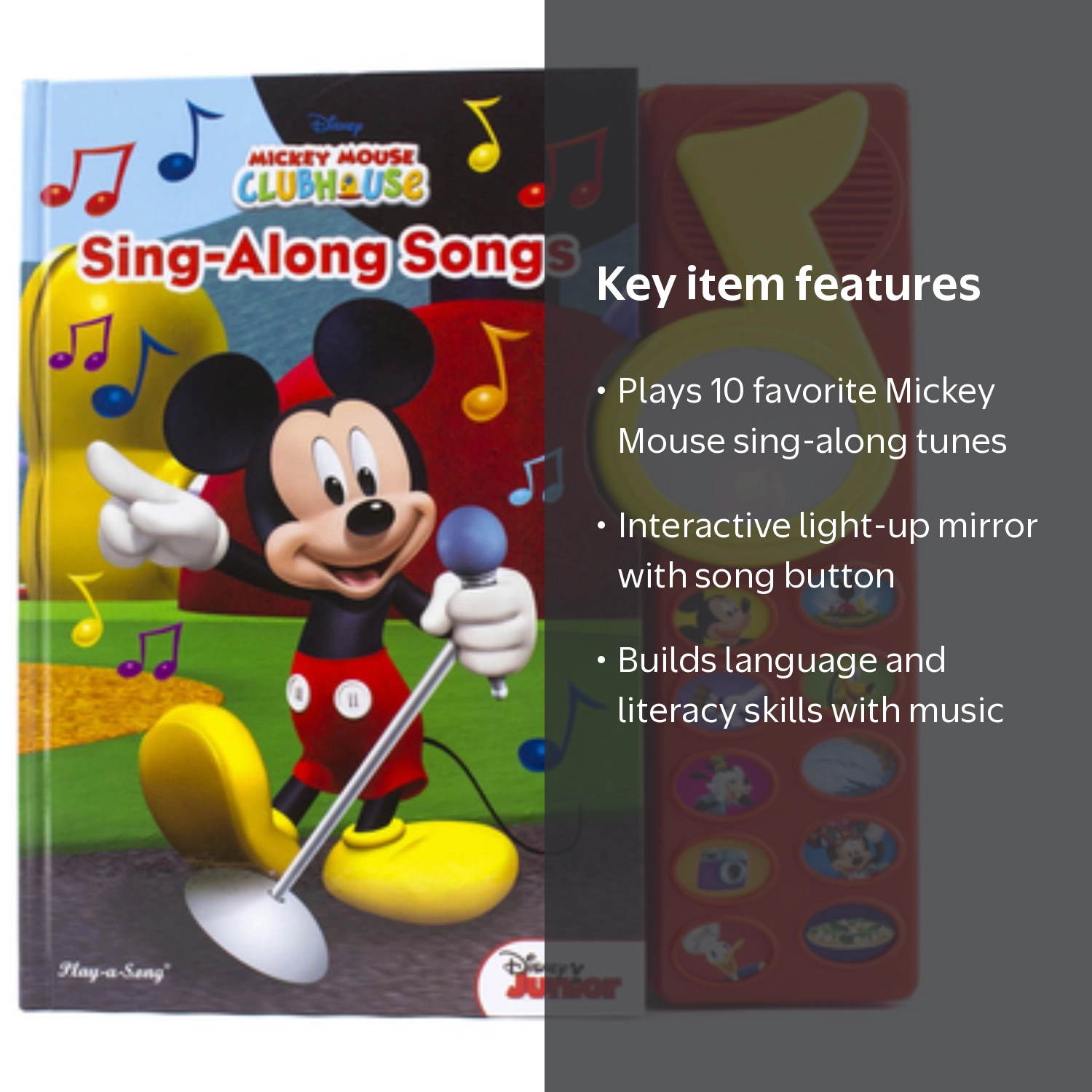 Disney Mickey Mouse Sing A Long 本体 Play-A-Song Disney Junior Mickey Mouse Clubhouse Sing-Along