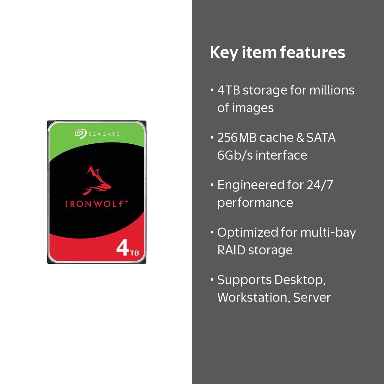Seagate, Hard Drive, 4TB, SATA 6.0Gb s, 256MB Cache - Walmart.com