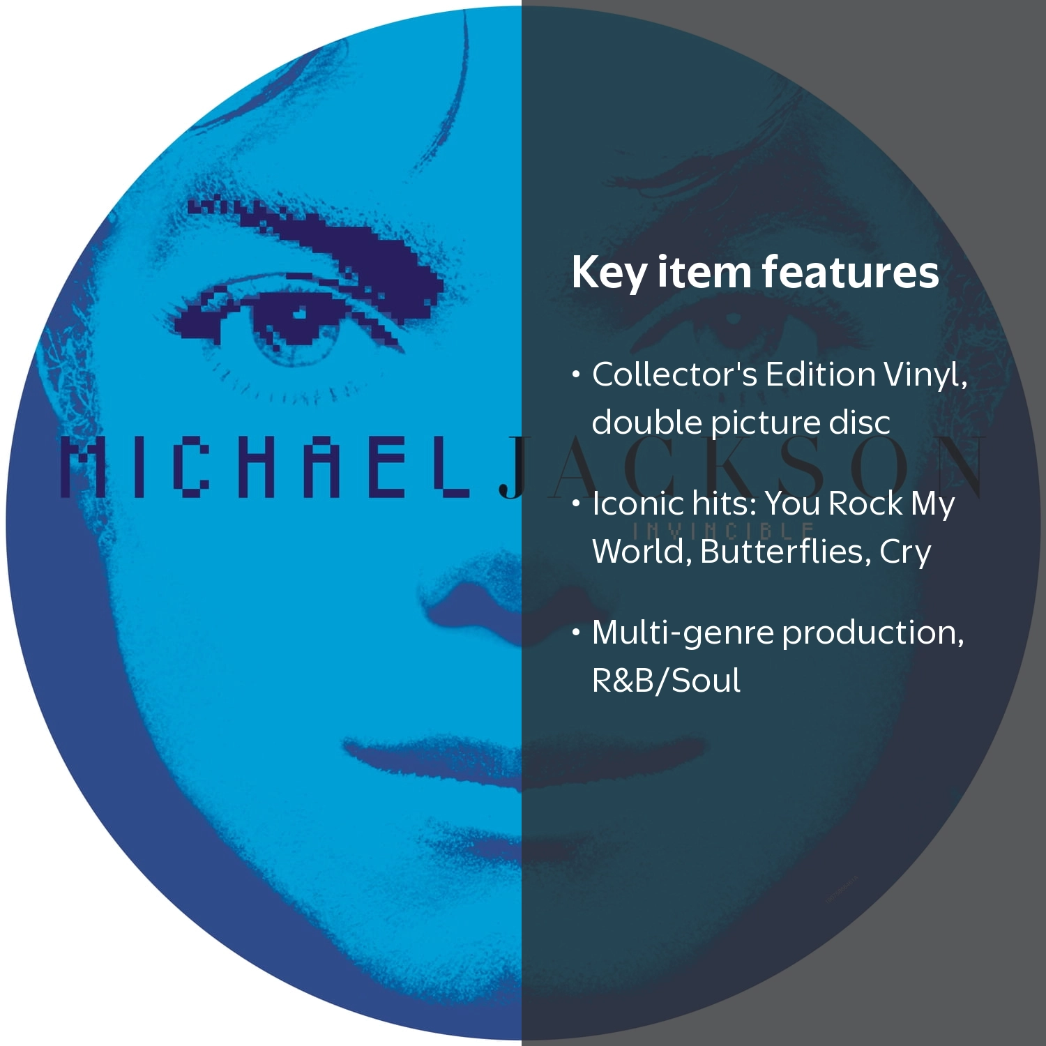 Sony Music, Michael Jackson Invincible, Vinyl Double Picture Disc