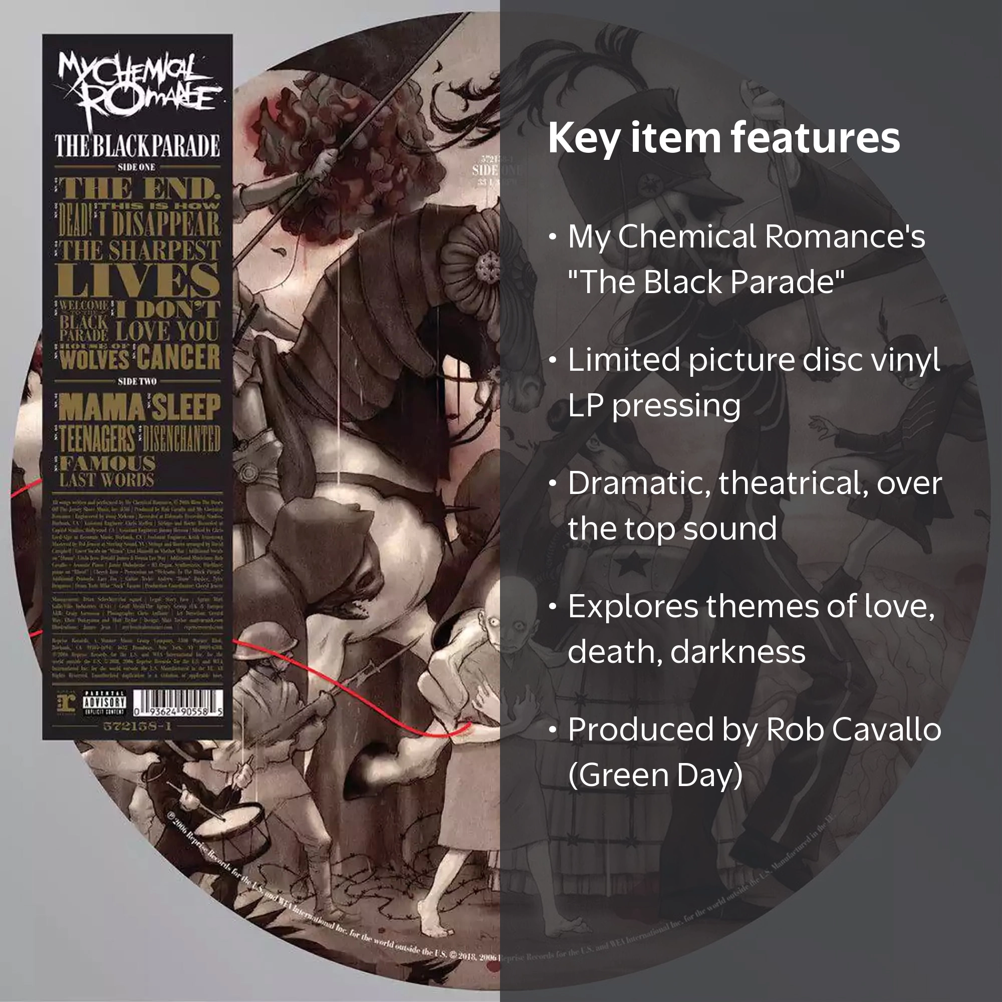 Limited Edition - My Chemical Romance: The Black Parade Vinyl