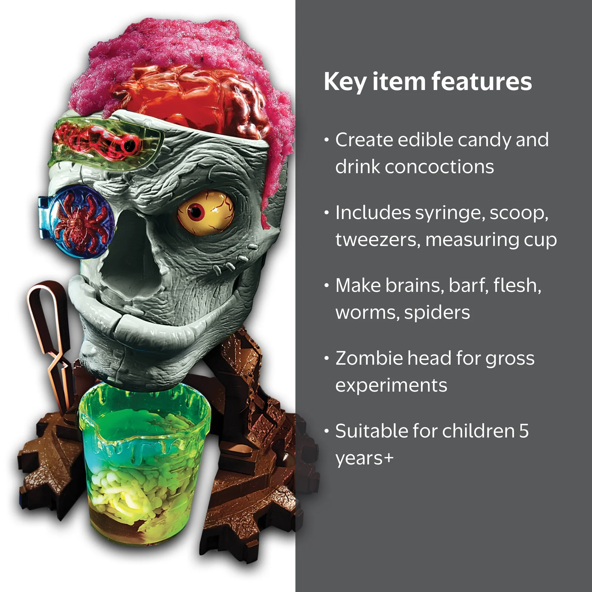 Doctor Dreadful Zombies - Zombie Lab with Candy and Drink Maker
